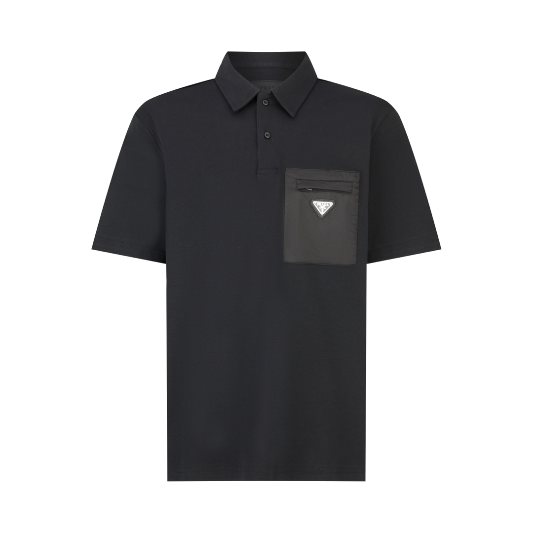 PRADA科技栓面口袋POLO衫