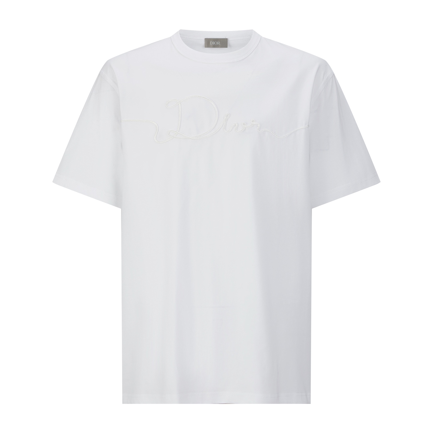 DIOR 繩繡標識短袖