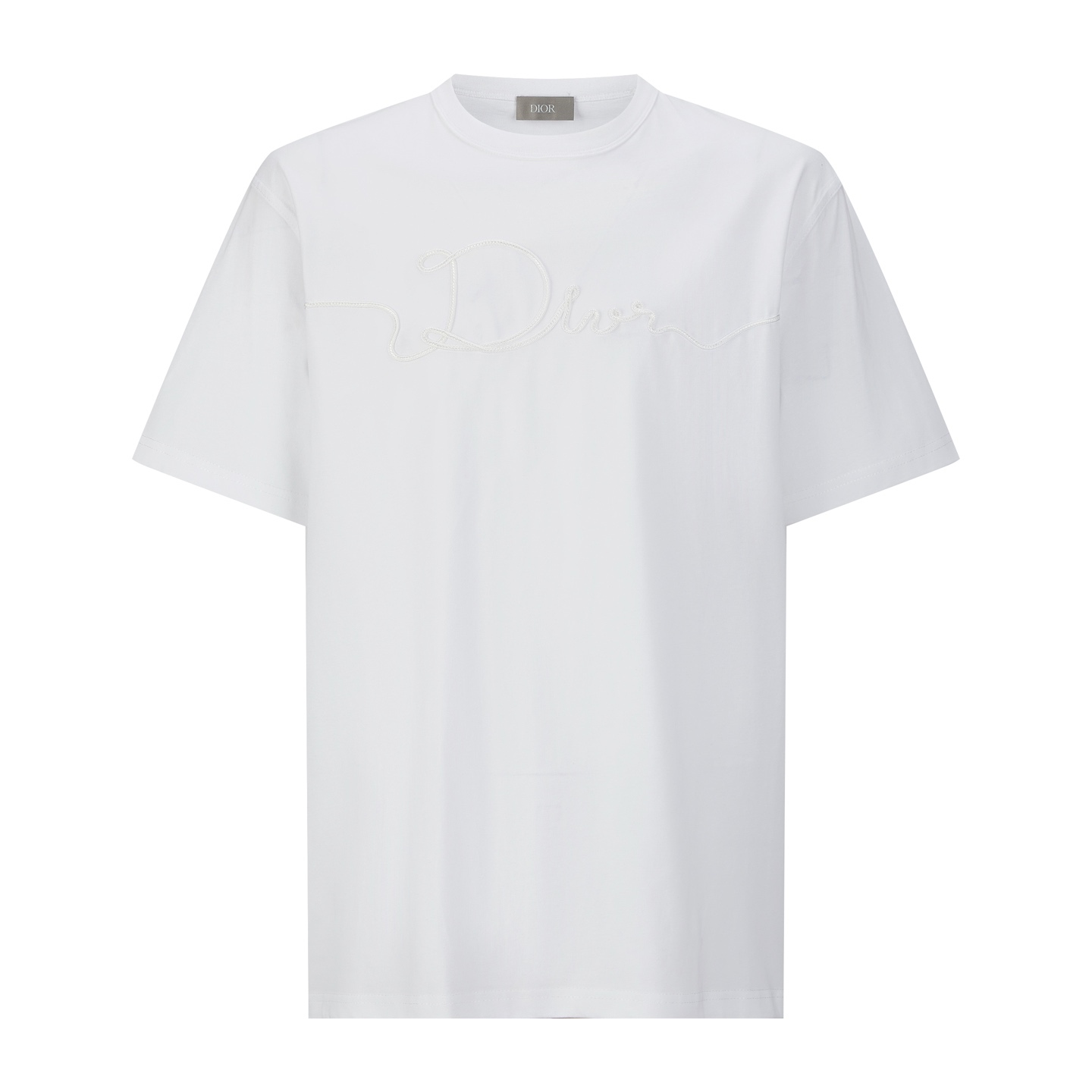 DIOR 繩繡標識短袖
