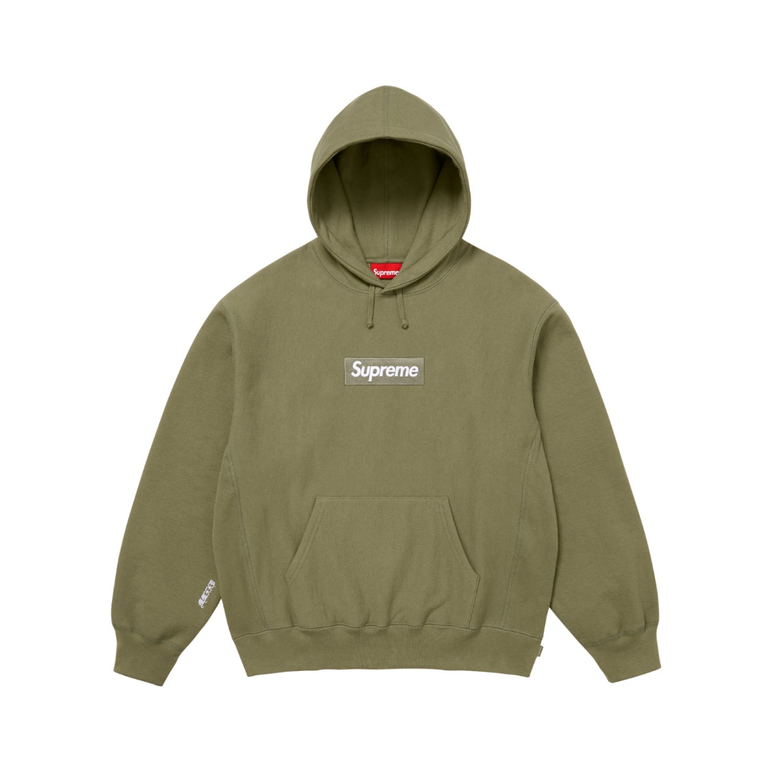  Supreme 25Fw 刺繡 Box Logo Hooded連帽衛衣連帽加絨衛衣