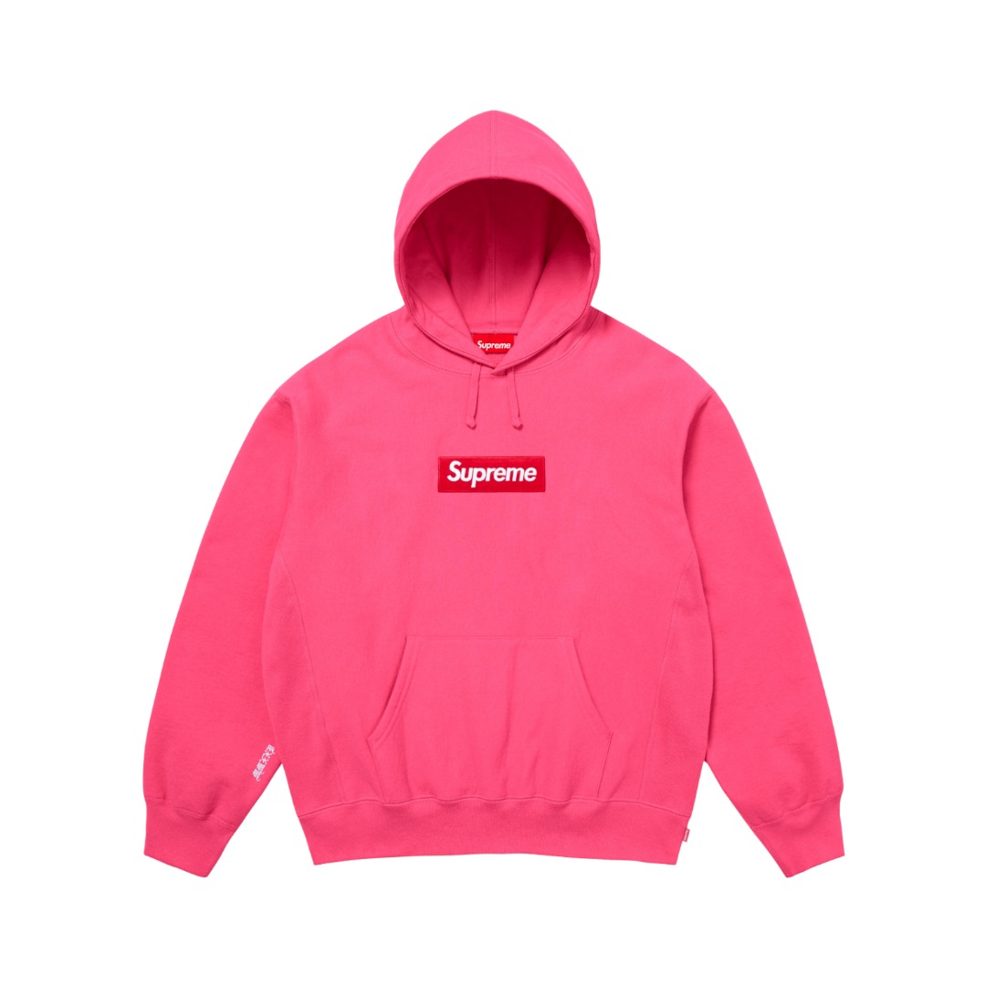  Supreme 25Fw 刺繡 Box Logo Hooded連帽衛衣連帽加絨衛衣