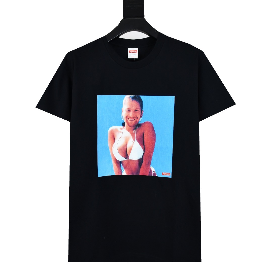 Supreme 25ss Aphex Twin Windowlicker Tee 比基尼歌手人像異人印花短袖T恤