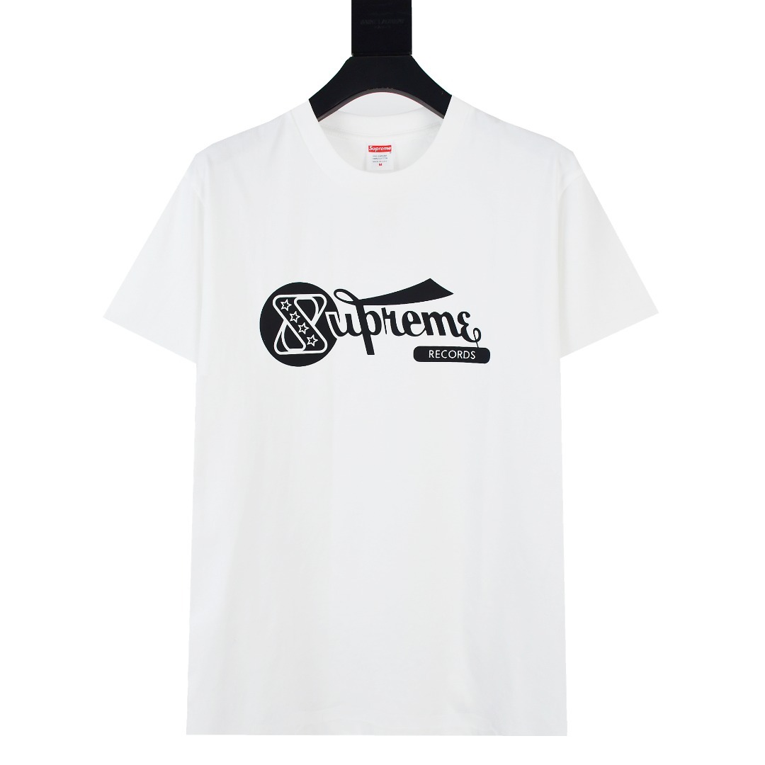 Supreme 24ss RECORDS錄製印花短袖T恤