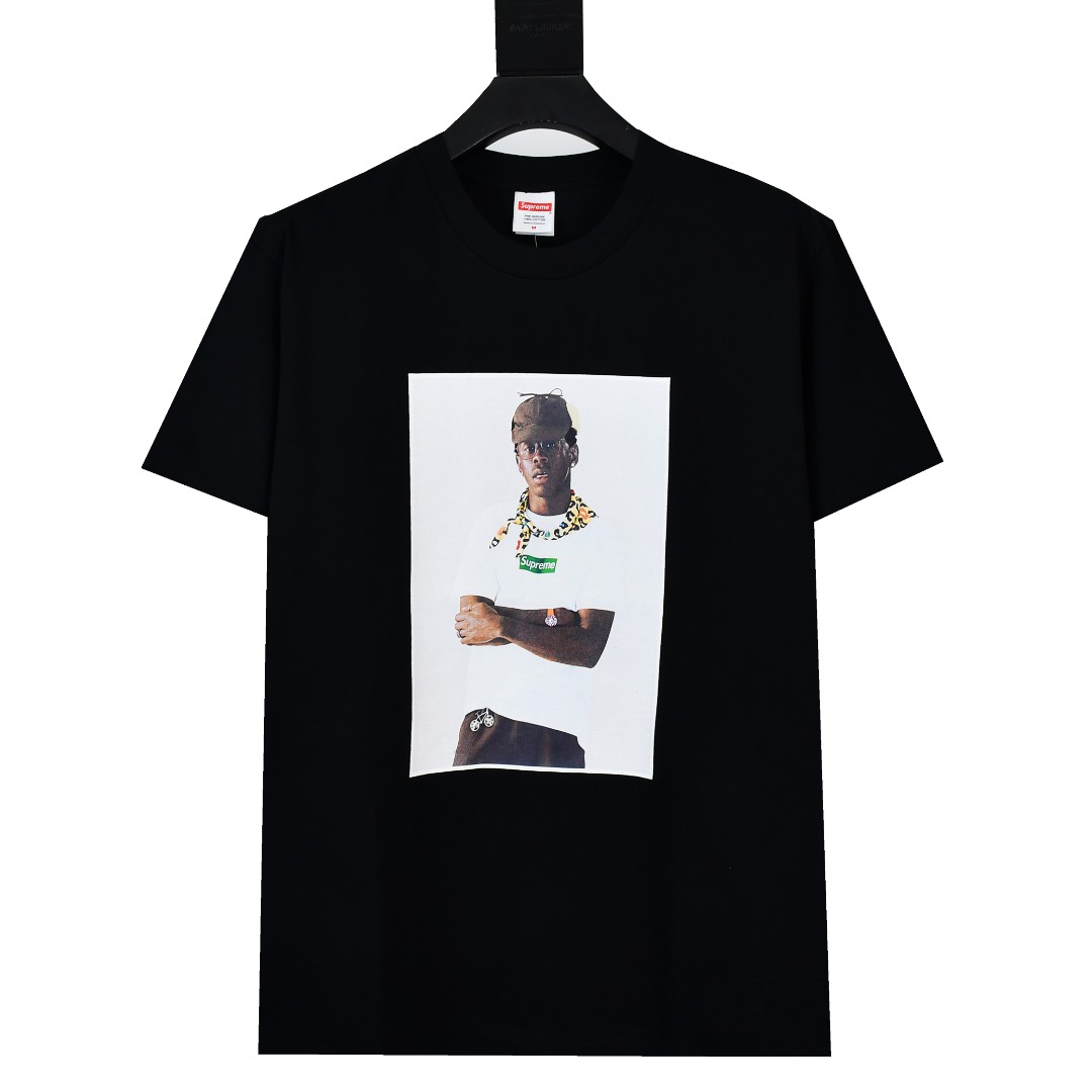 Supreme FW24 Tyler The Creator Tee 泰勒人物肖像印花圓領短袖T