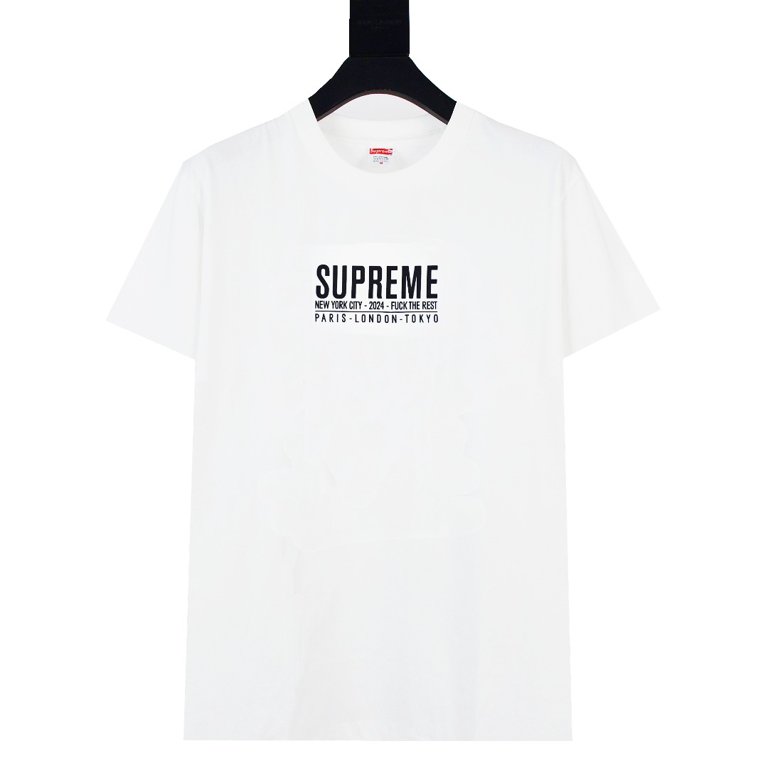  Supreme 24ss 巴黎 PARIS 短袖T恤