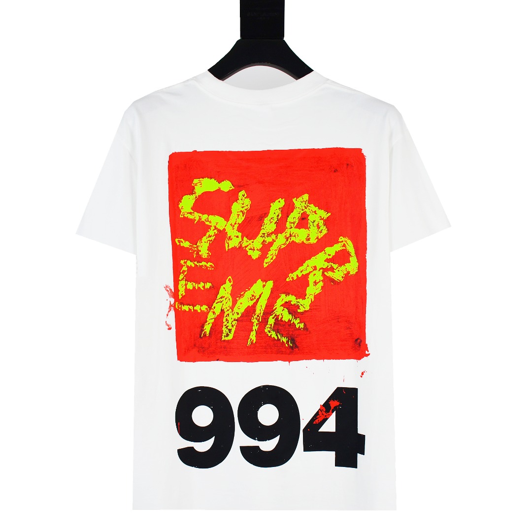  Supreme 24ss Paint Tee 994印花 短袖T恤