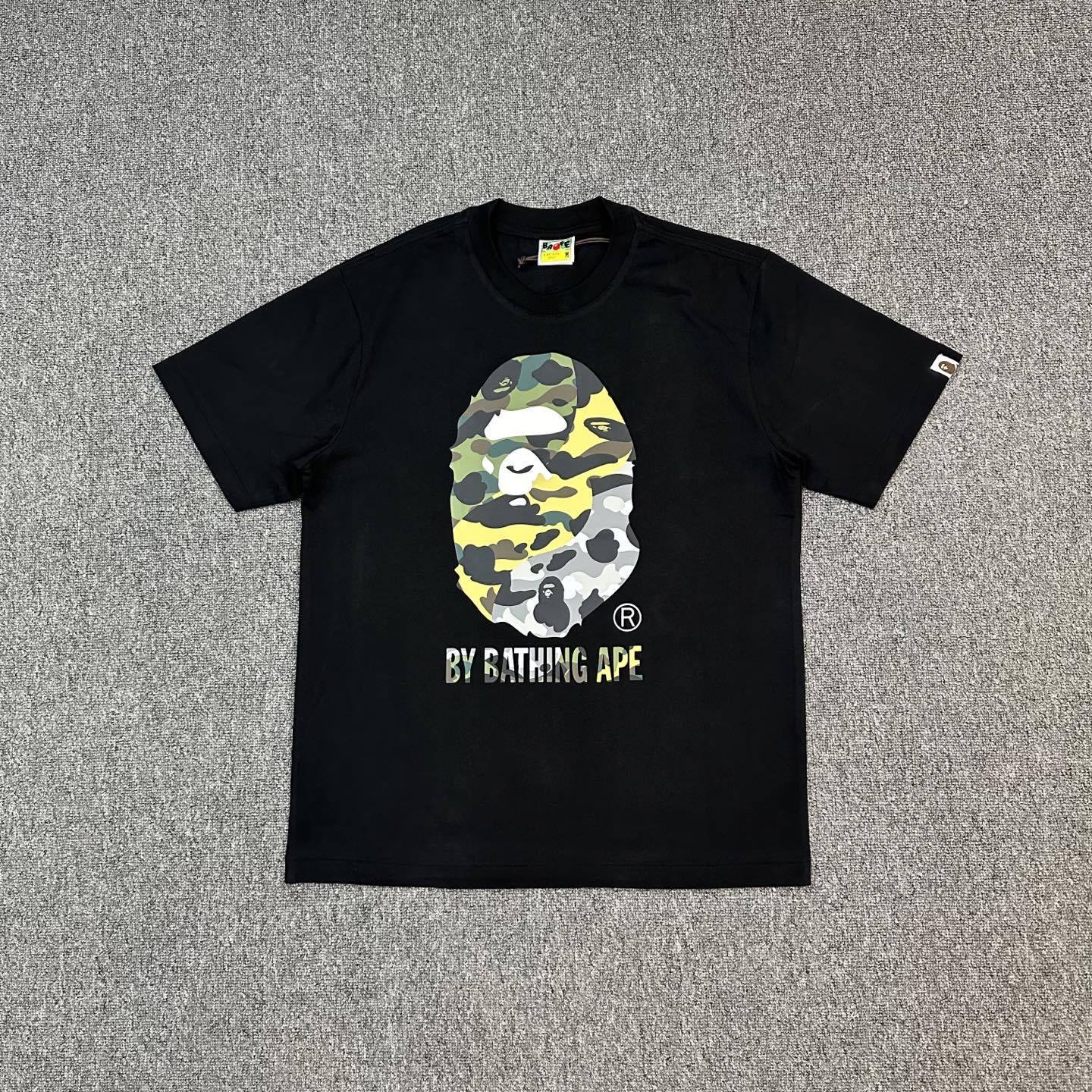 P89 XX109 BAPE SS25 1ST CAMO系列 混合顏色猿人印花圓領短袖