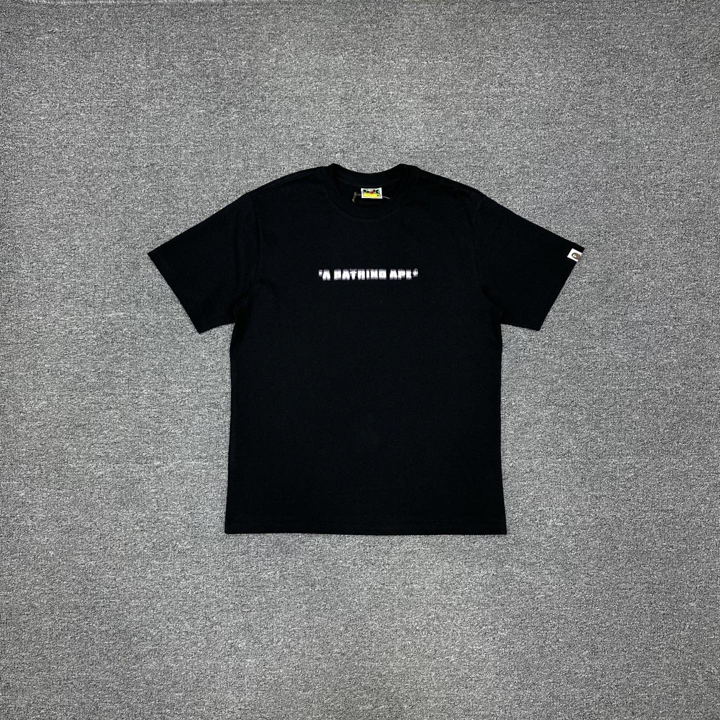 P89 XX235 BAPE 像素字母印花圖案短袖T恤 