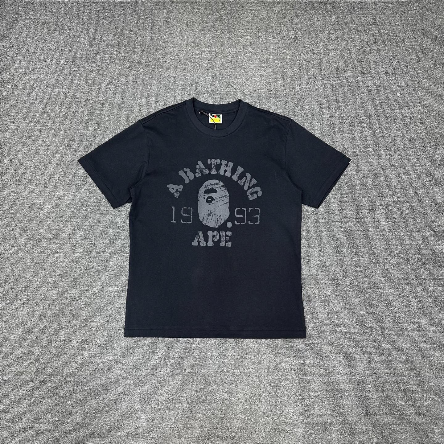 P89 XX218 BAPE 猿人頭字母1993數字印花短袖T恤