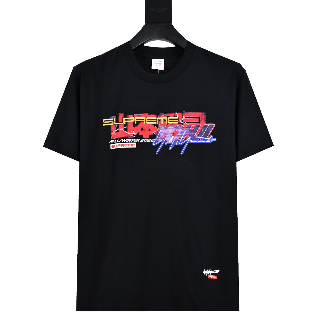 Supreme 22FW Yohji Yamamoto Tekken Tee 山本耀司聯名短袖T恤