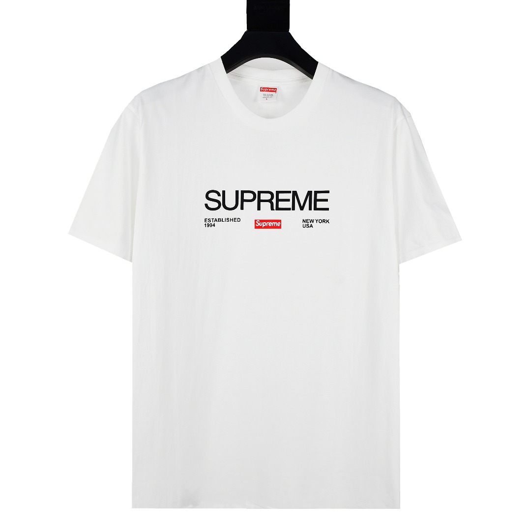 Supreme 21FW EST 1994字母box logo 短袖T恤