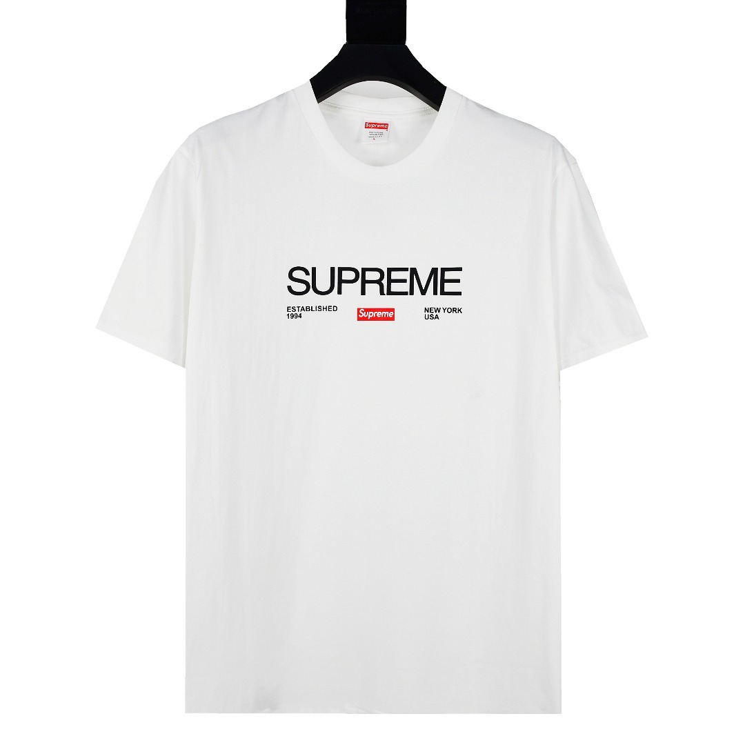 Supreme 21FW EST 1994字母box logo 短袖T恤