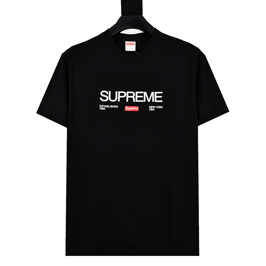 Supreme 21FW EST 1994字母box logo 短袖T恤