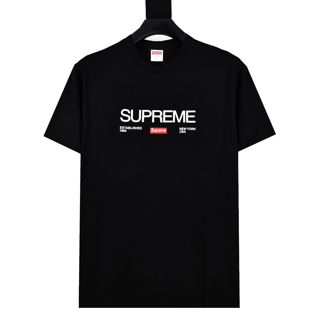 Supreme 21FW EST 1994字母box logo 短袖T恤