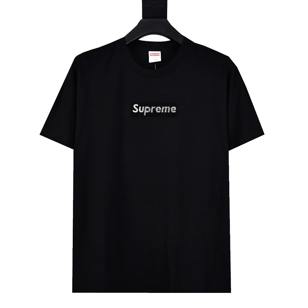 Supreme Swarovski Box Logo Tee 25週年 施華洛世奇短袖T恤