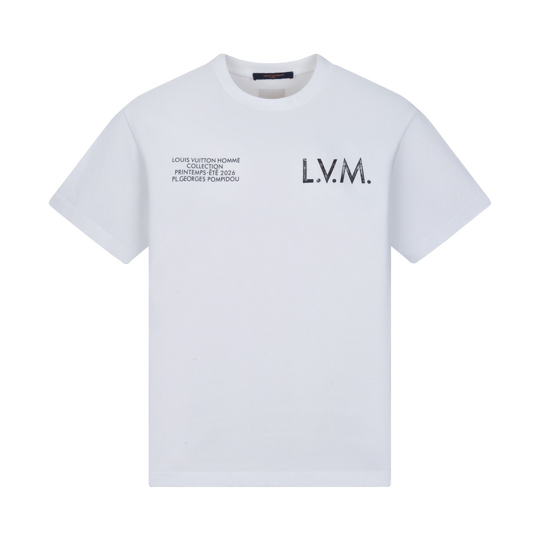 LU -LVM團隊印花圓領短袖