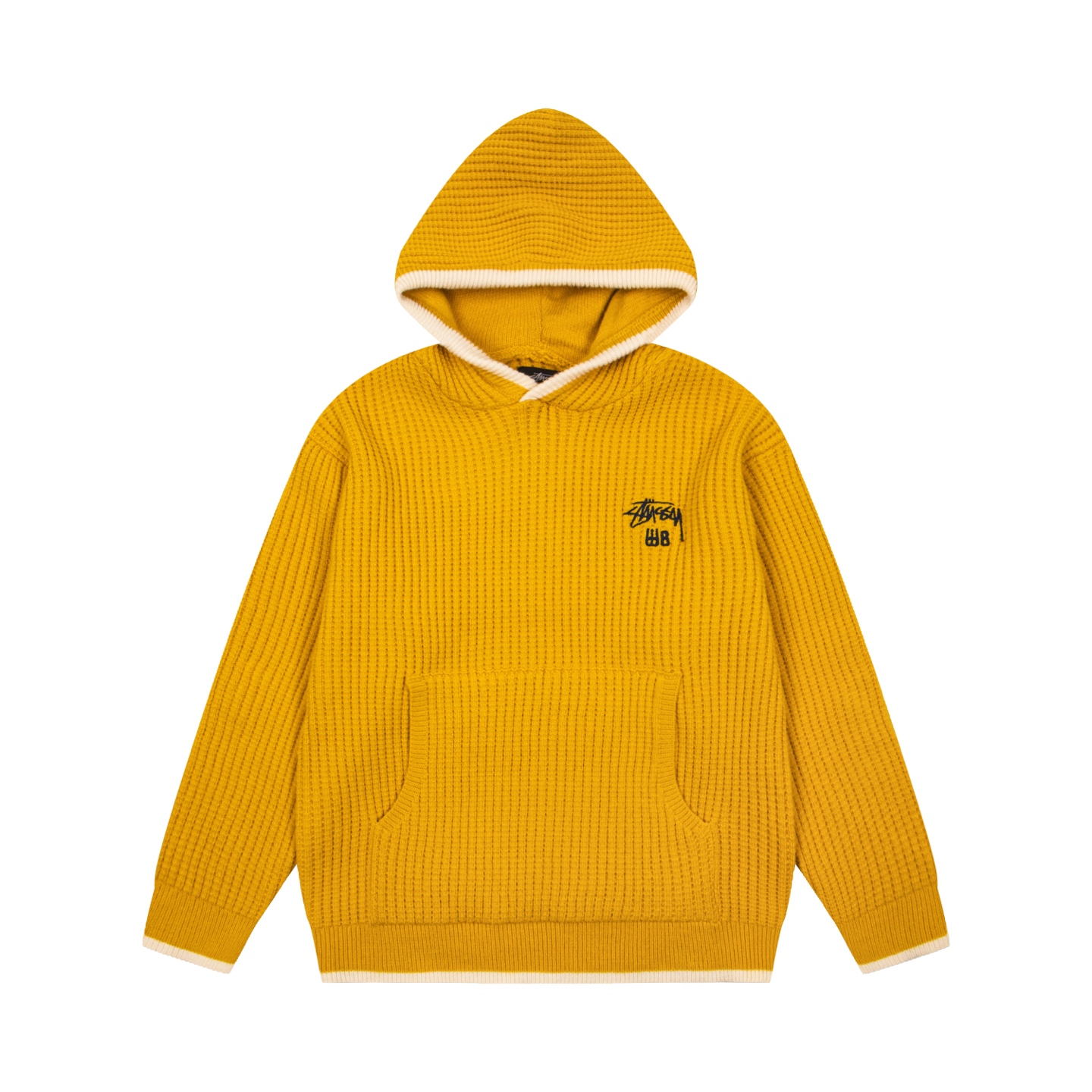 Stussy 斯圖西 Stussy Wales Bonner 聯名款  連帽華夫格針織毛衣