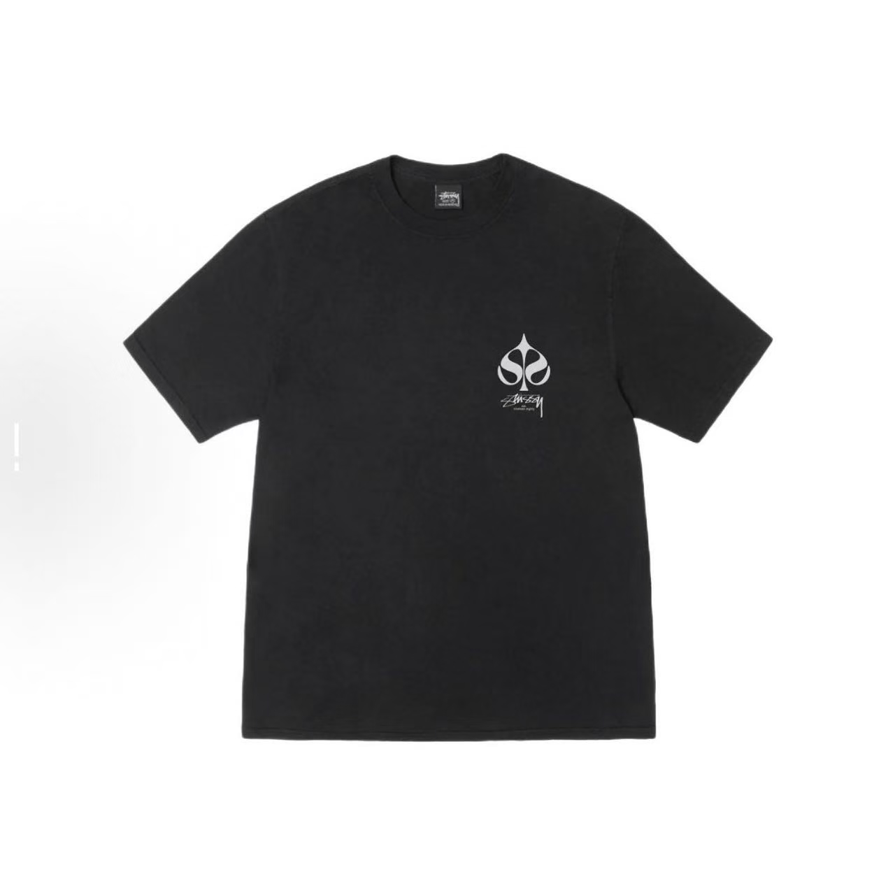 STUSSY斯圖西 SS26 黑桃印花短袖T恤男女同款