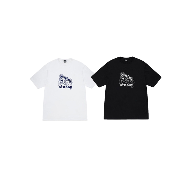 STUSSY斯圖西 SS26 小狗印花短袖T恤男女同款