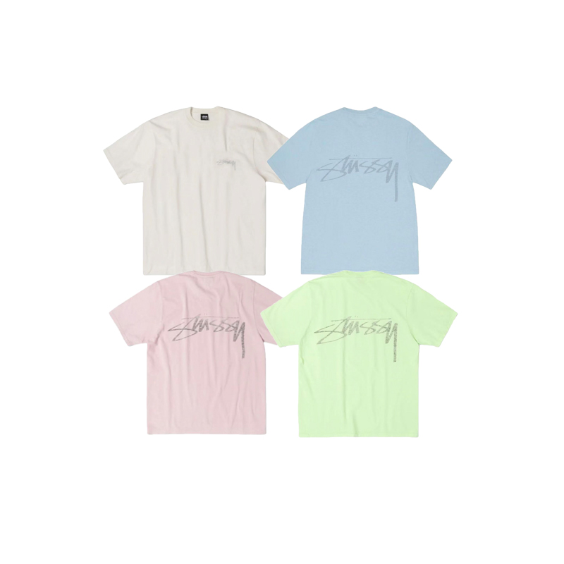 STUSSY斯圖西 SS26 經典logo印花短袖t恤男女同款