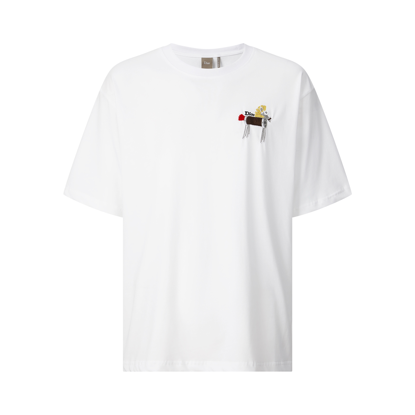 Dior 馬年印花刺繡短袖