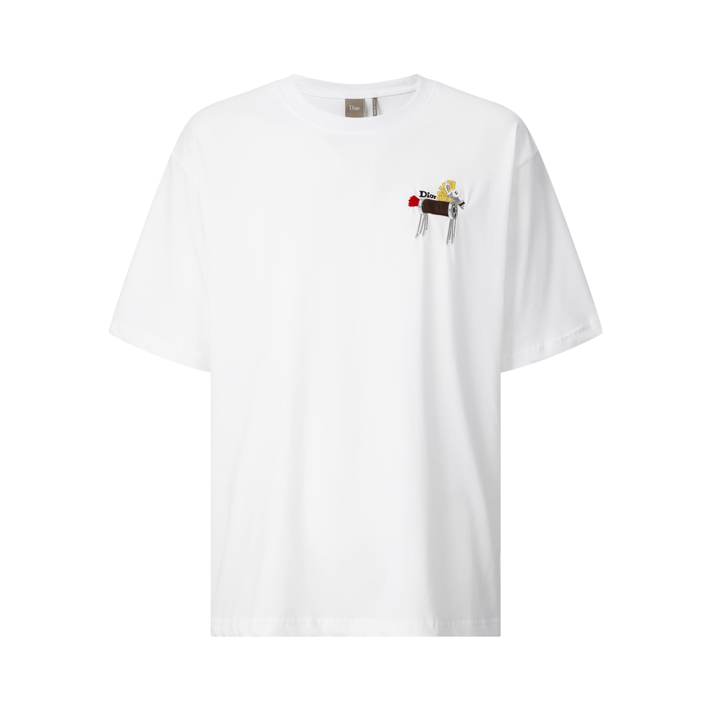 Dior 馬年印花刺繡短袖