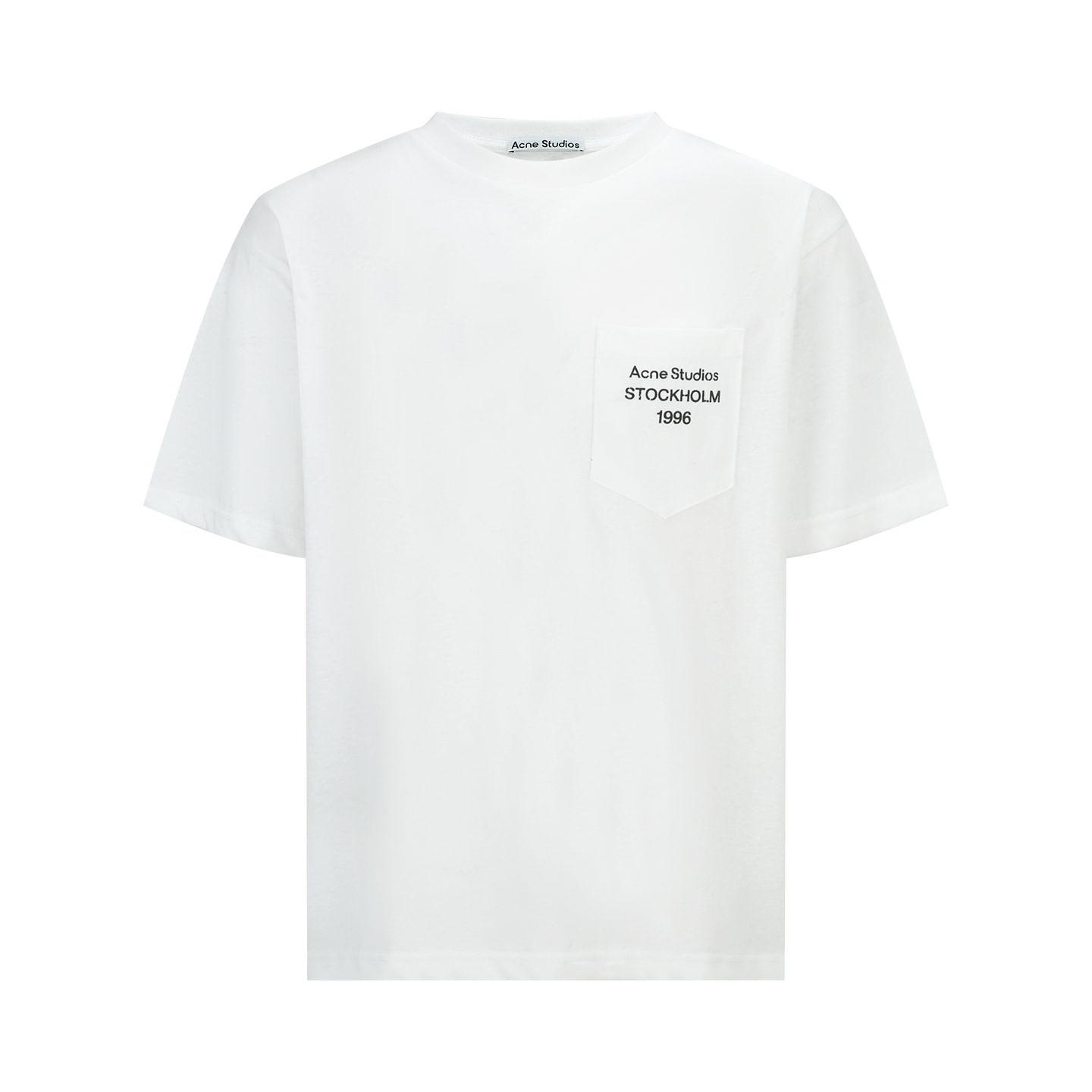 ACNE STUDIOS 口袋印花標識短袖