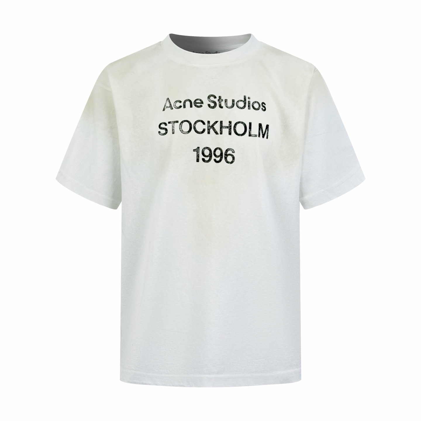Acne 1996泥染水洗磨破做舊短袖