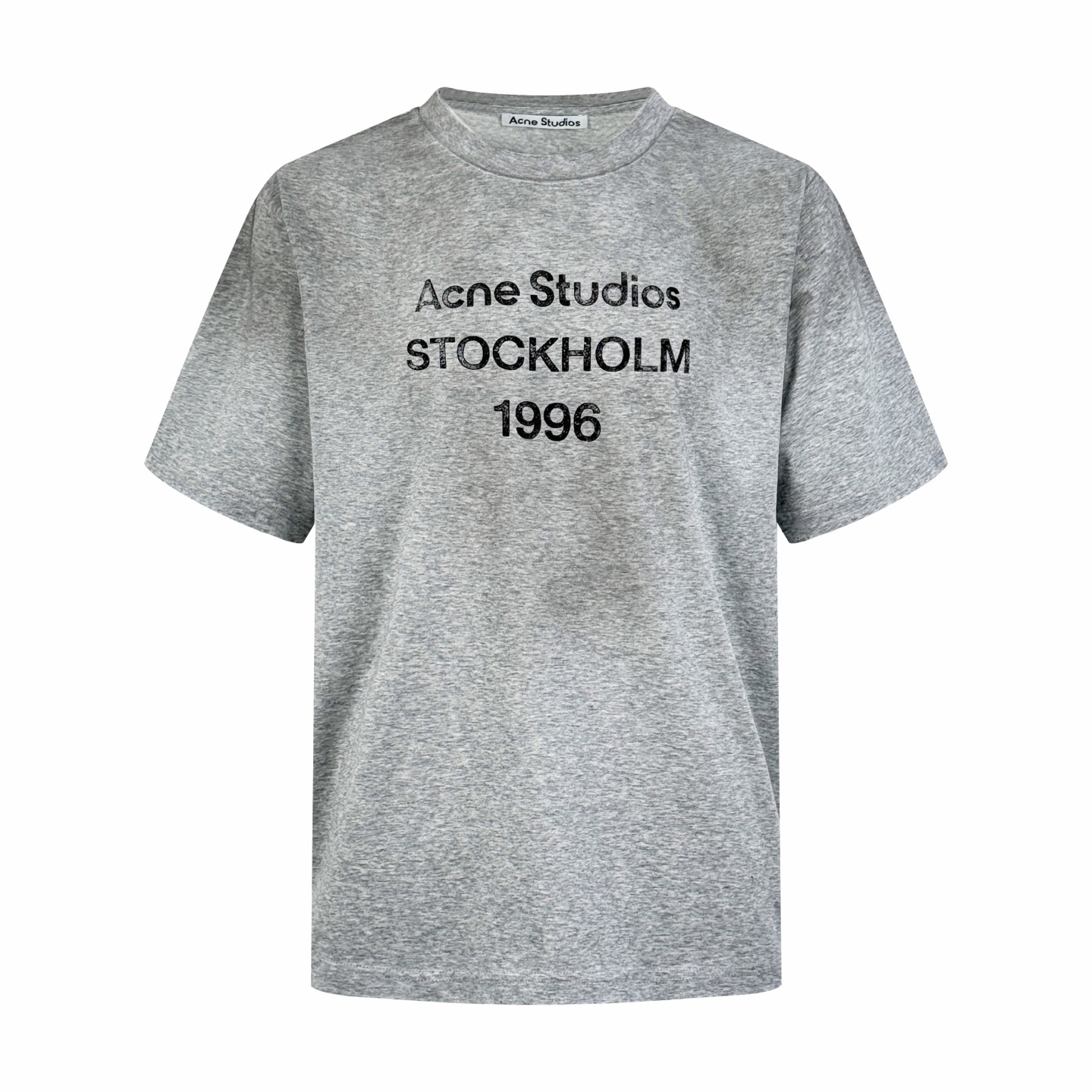 Acne 1996泥染水洗磨破做舊短袖