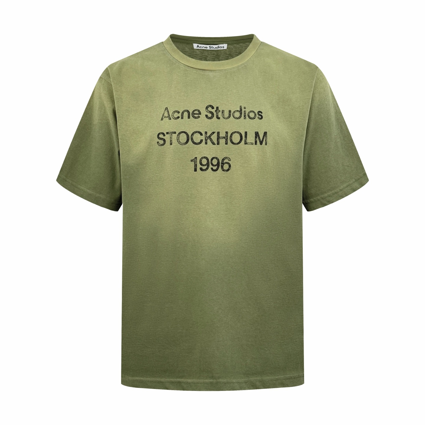 Acne 1996泥染水洗磨破做舊短袖