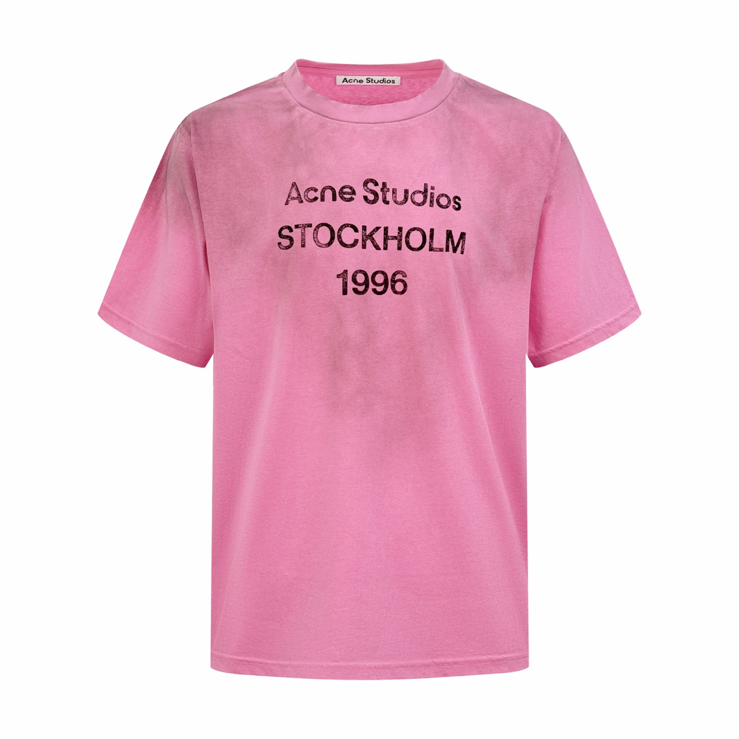 Acne 1996泥染水洗磨破做舊短袖