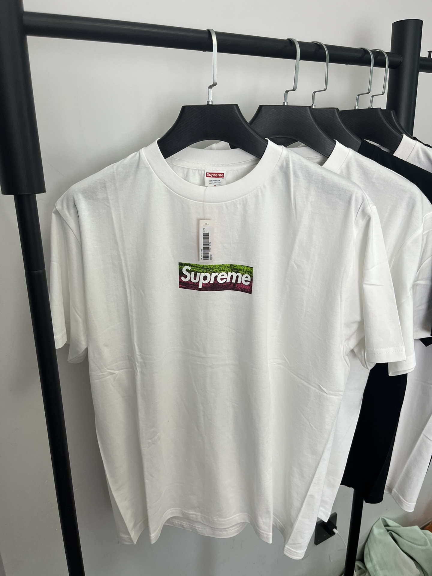 Supreme SS25 洛杉矶山火救援Box Logo短袖T恤