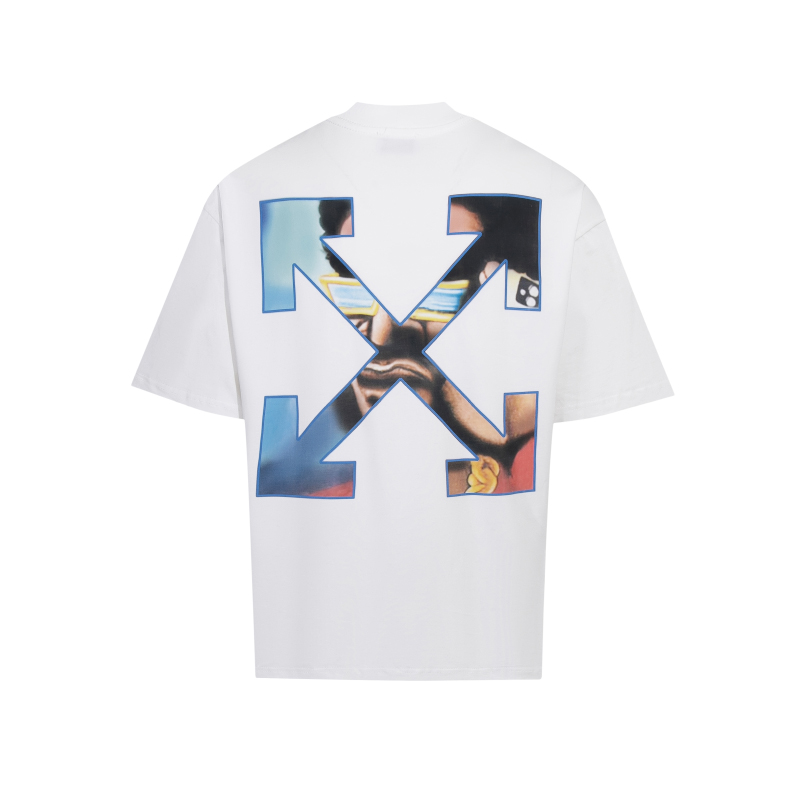 OFF-WHITE OW25ss油画箭头短袖Tee