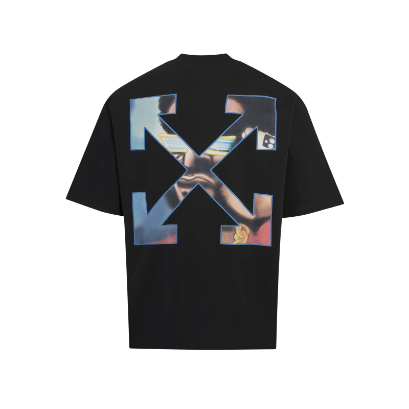 OFF-WHITE OW25ss油画箭头短袖Tee 
