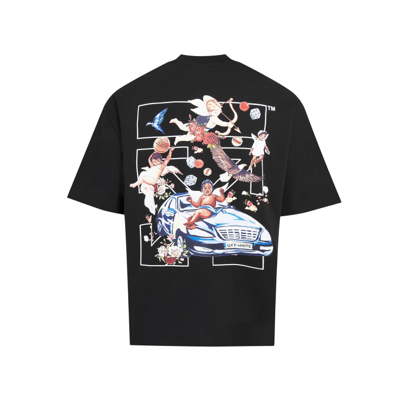 OFF-WHITE OW25ss天使汽车短袖Tee