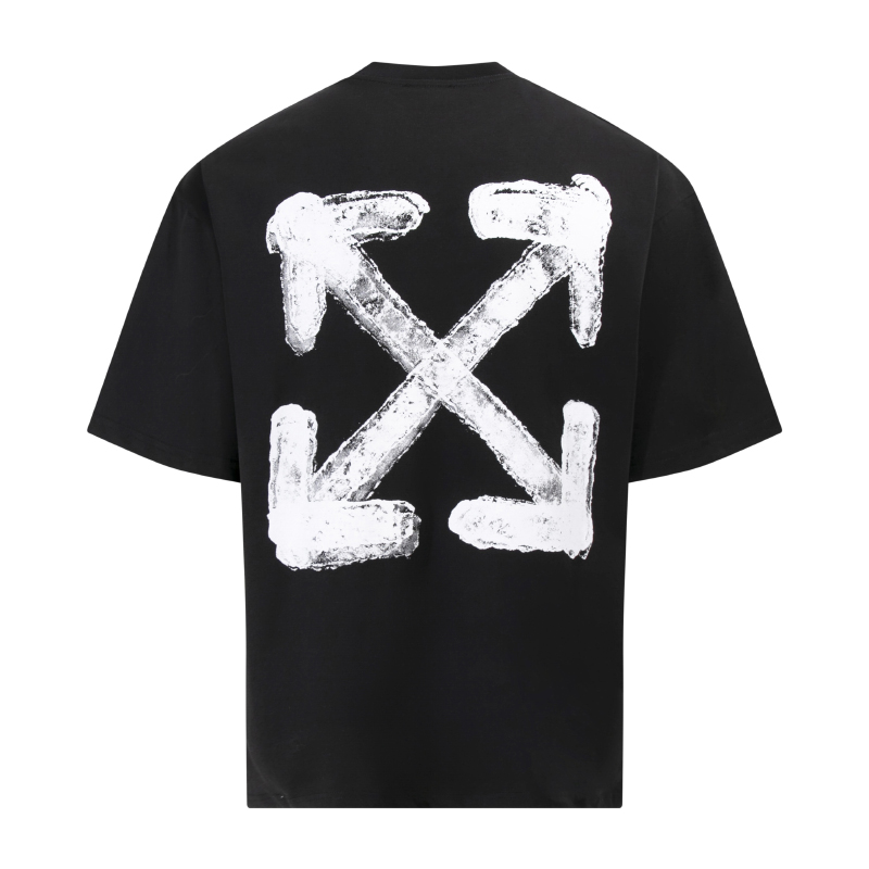 OFF-WHITE OW25ss模糊箭头短袖Tee 
