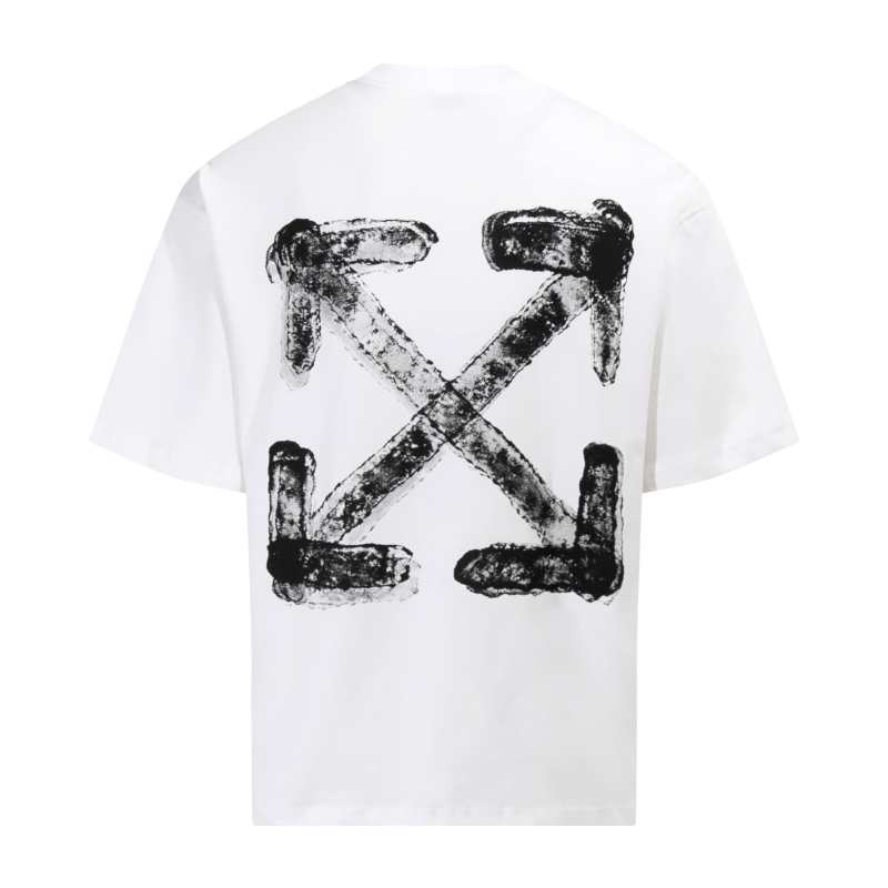 OFF-WHITE OW25ss模糊箭头短袖Tee 