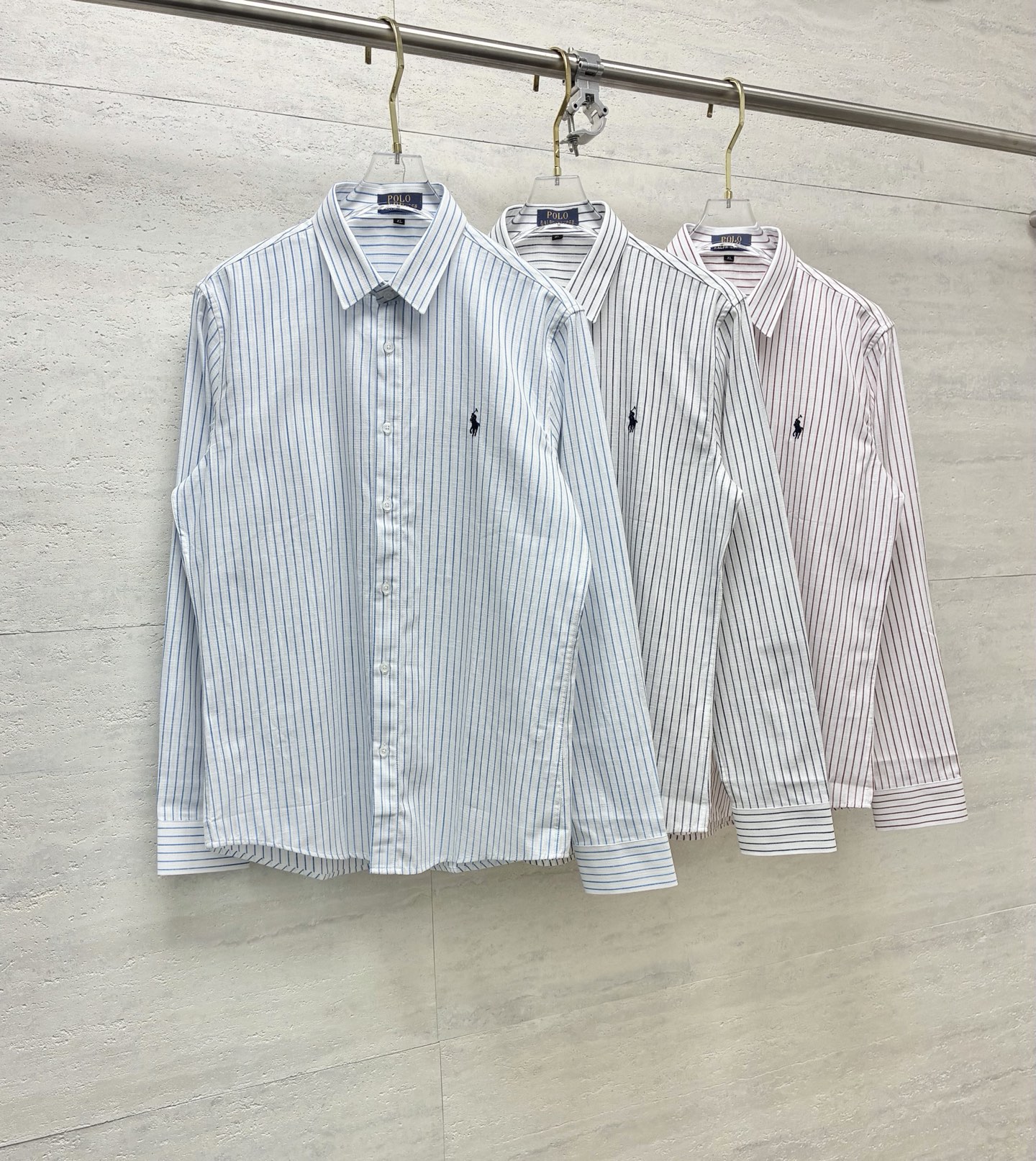 Ralph Lauren拉夫劳伦  26秋季新款 骑士logo刺绣 长袖衬衫