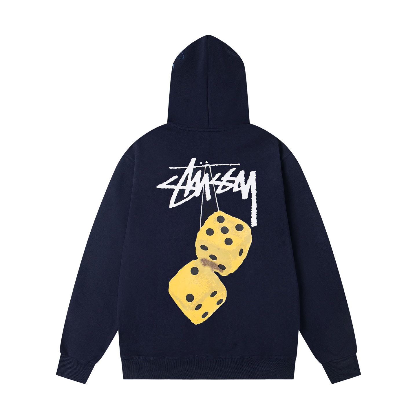 （重磅高品质 区别市场通货） Stussy  斯图西 骰子系列 Fuzzy Dice Tee 骰子logo印花连帽美式复古卫衣 