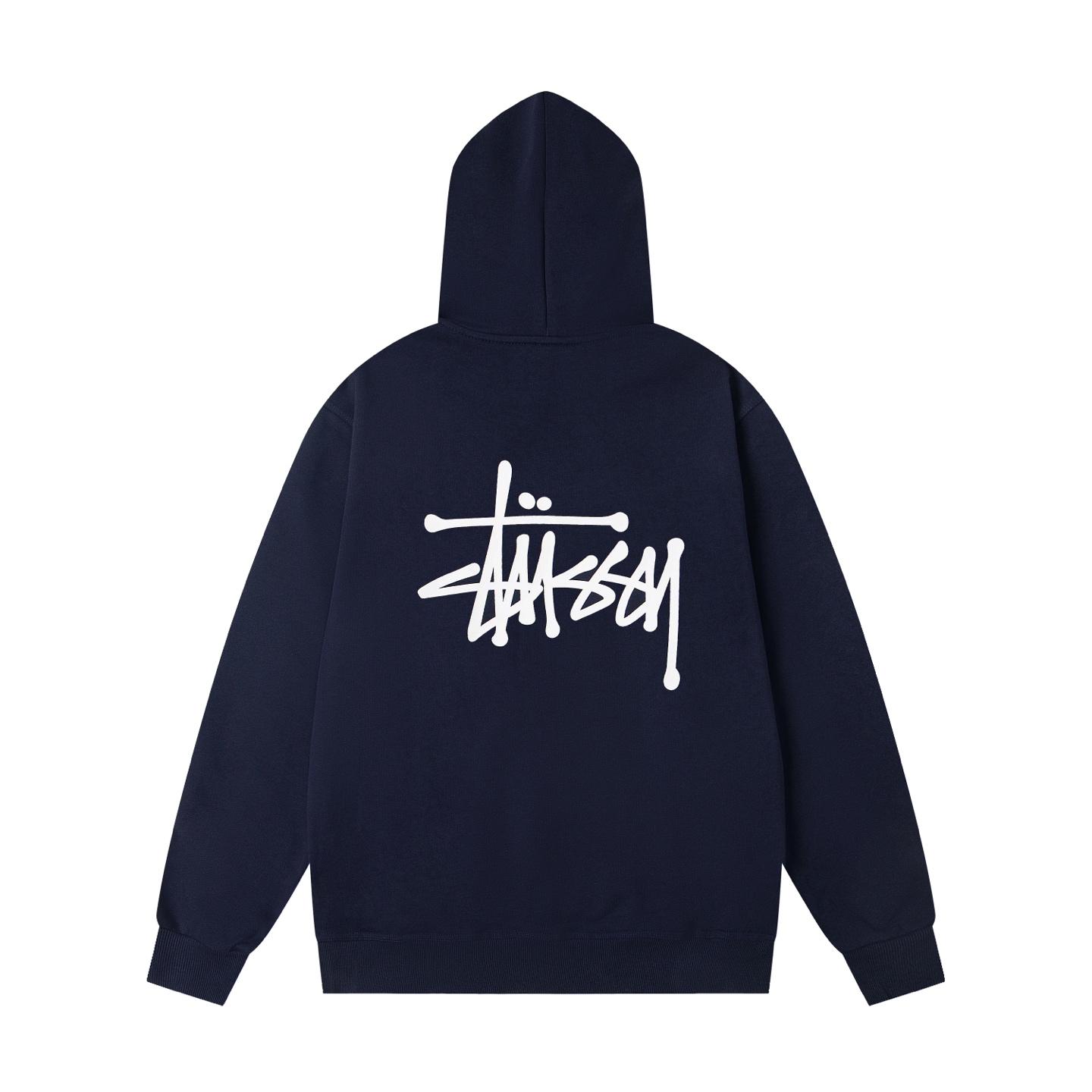 （重磅高品质 区别市场通货） Stussy 斯图西 字母Logo印花基础款宽松连帽美式复古卫衣