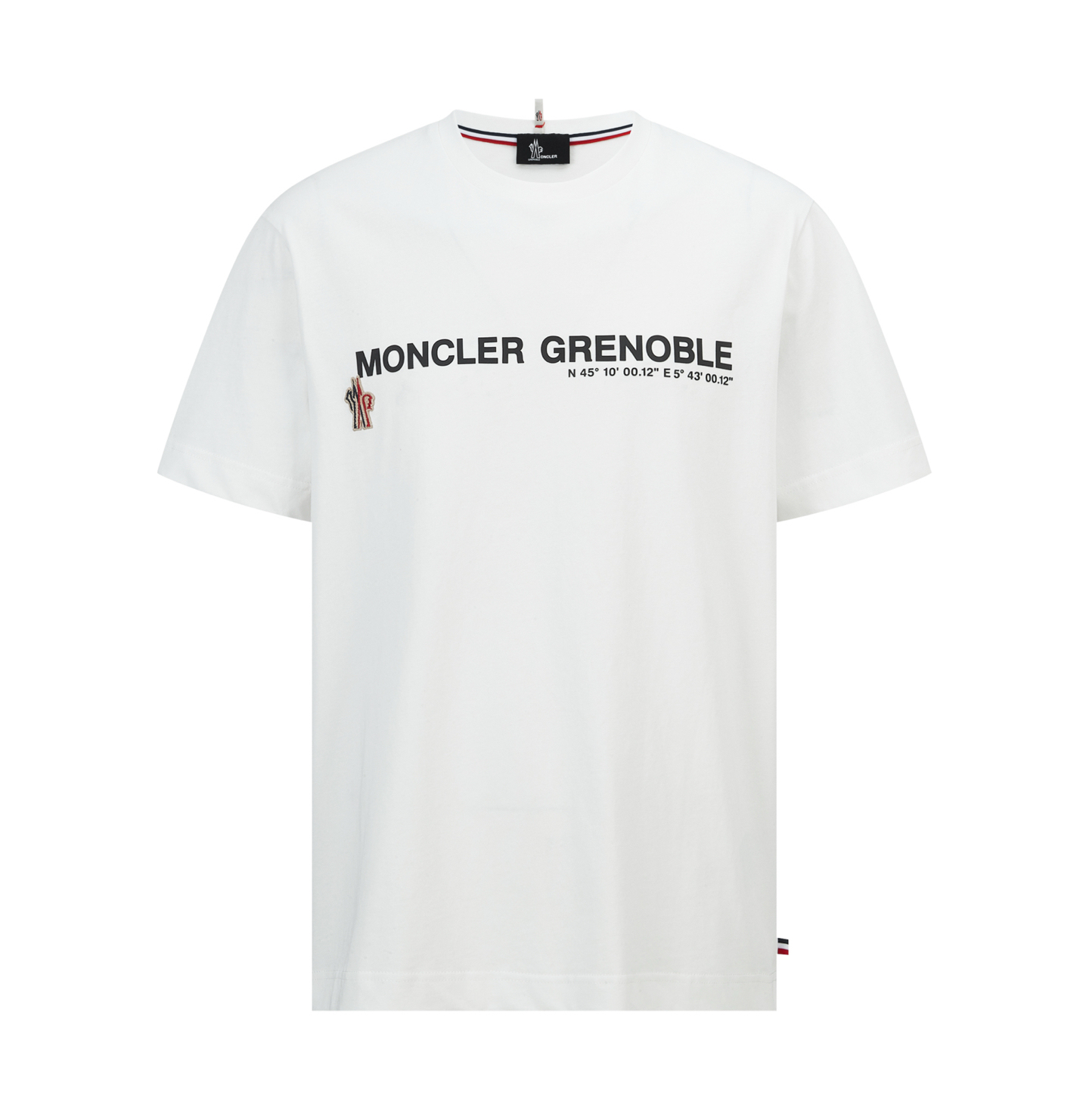 Moncler蒙口徽标织带标识短袖