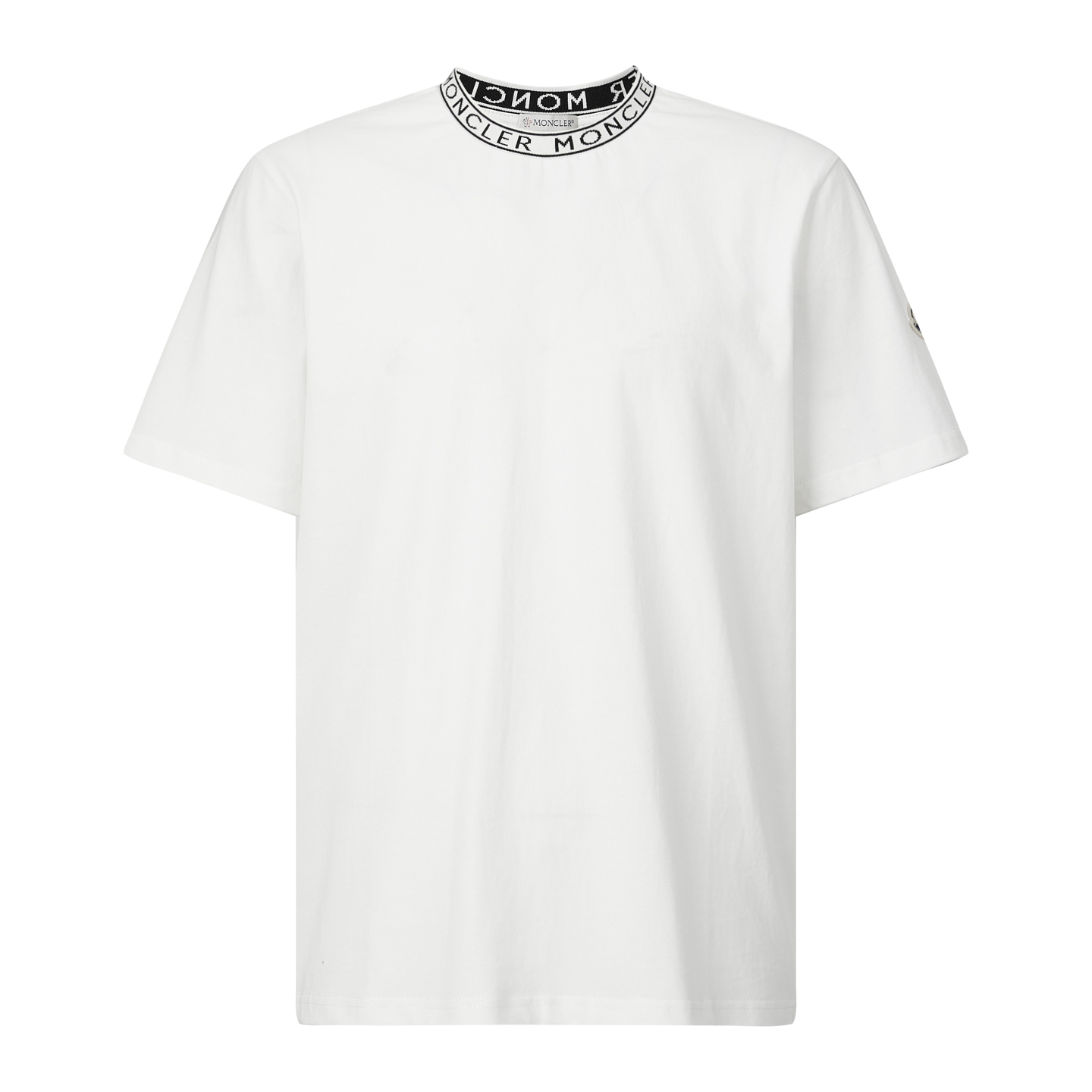 Moncler蒙口字母领口标识短袖