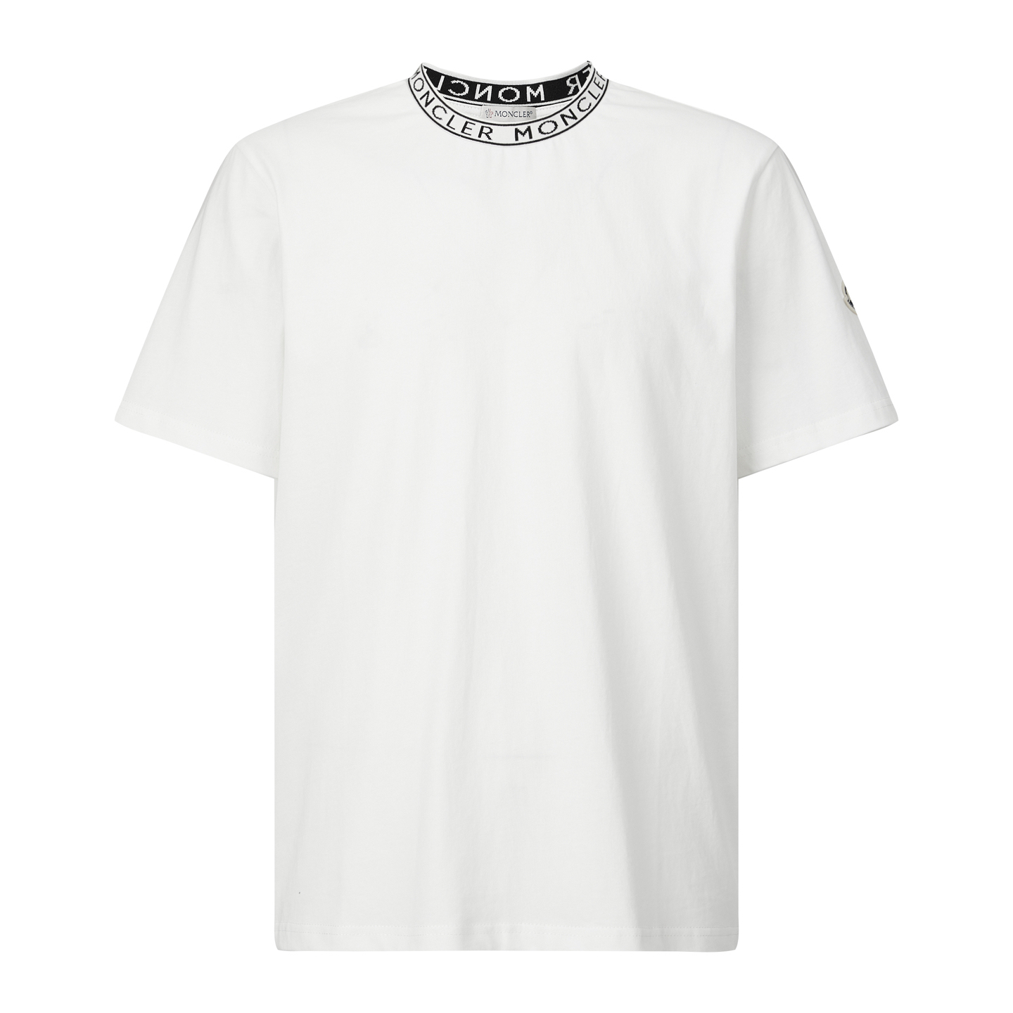 Moncler蒙口字母领口标识短袖
