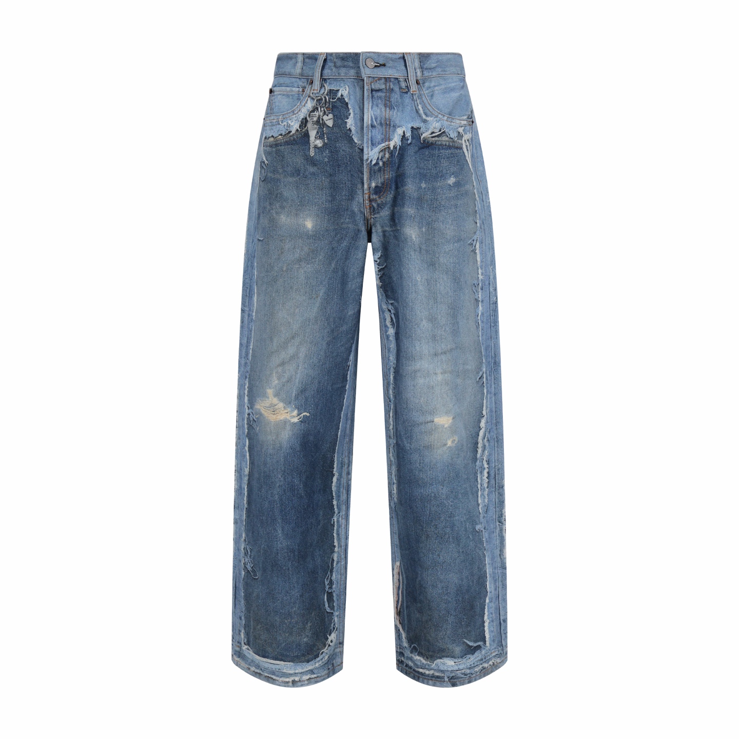Acne Studios 错视印花染色牛仔裤