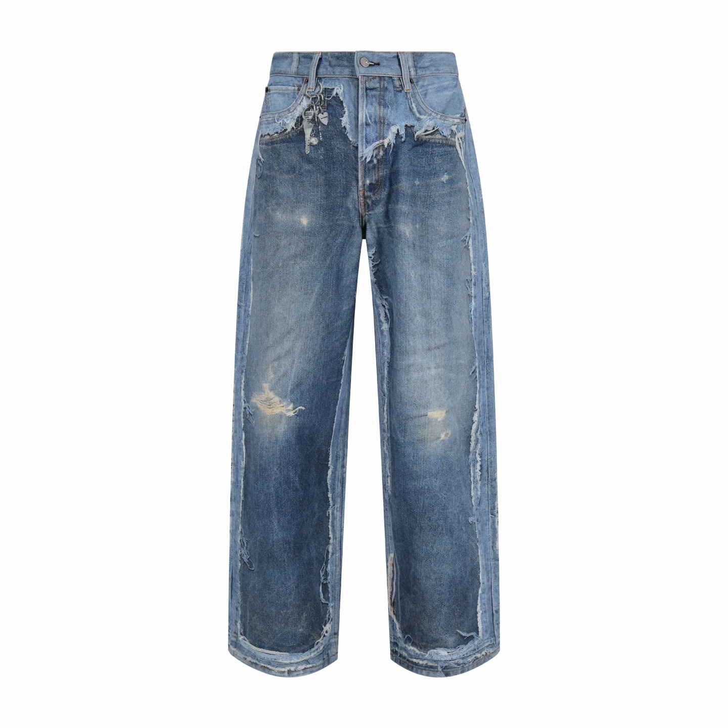 Acne Studios 错视印花染色牛仔裤