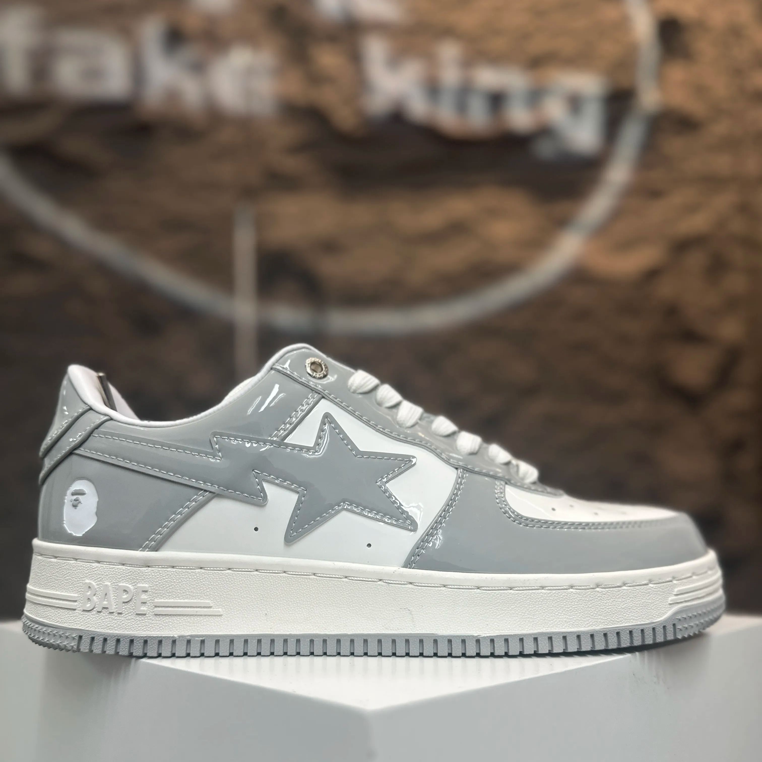 bape白灰