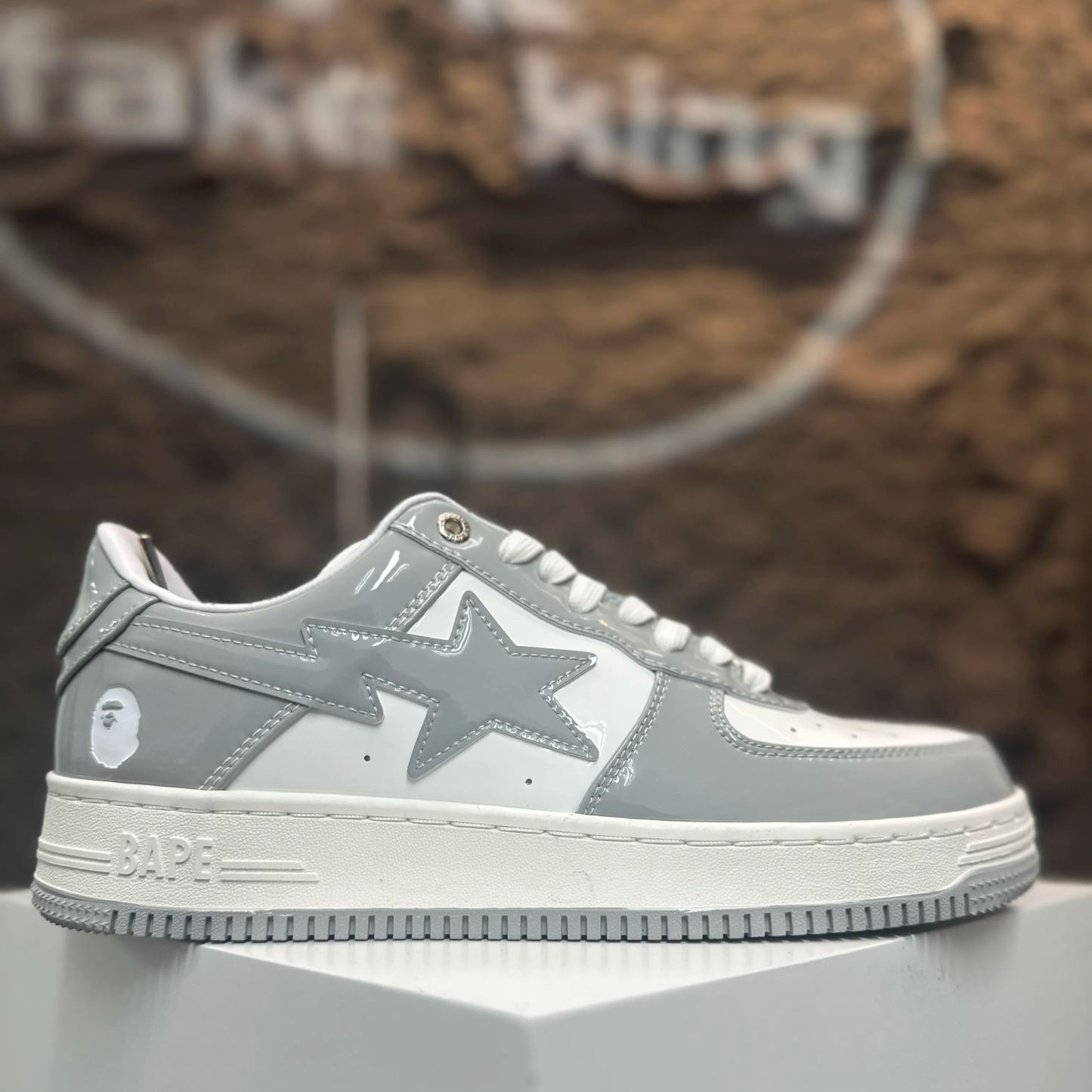 bape白灰