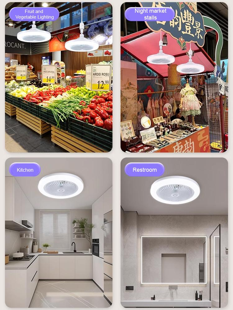 Lighting Fan 2-in-1 Energy Saving Lamp