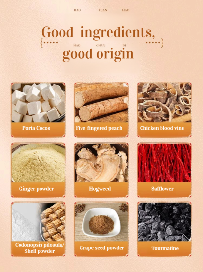Bazhen Yuanqi Foot Patch Moxibustion Foot Patch Heating Patch Foot Care Poria Li Shizhen Foot Patch