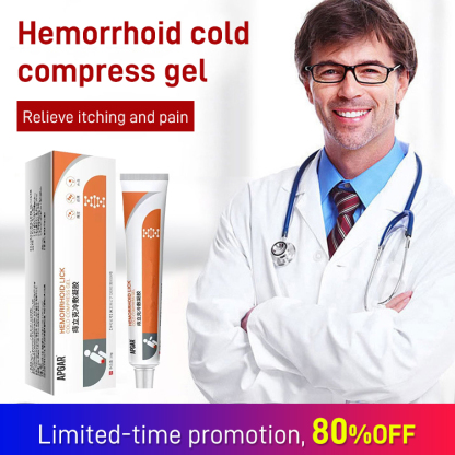 Hemorrhoid cold compress gel